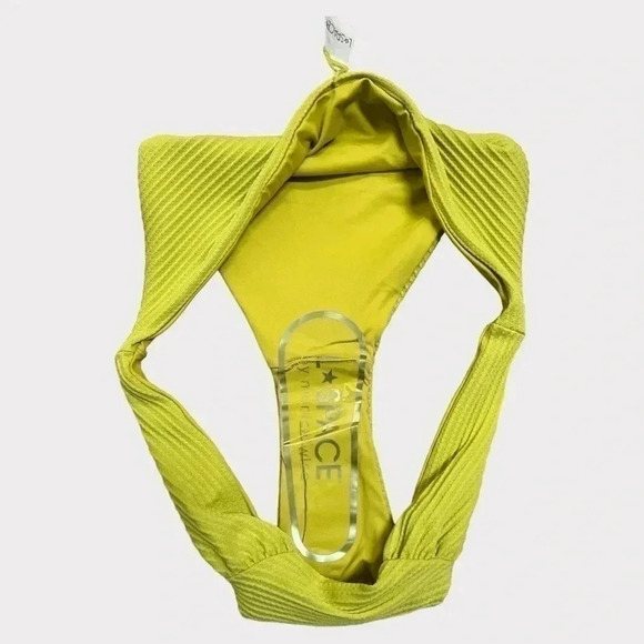 L Space Sol Bikini Bottom Cia Swimwear in Apple Green Size Small - Picture 5 of 6